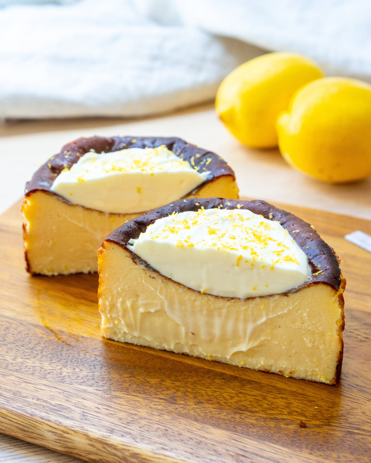 Lemon Basque Cheesecake