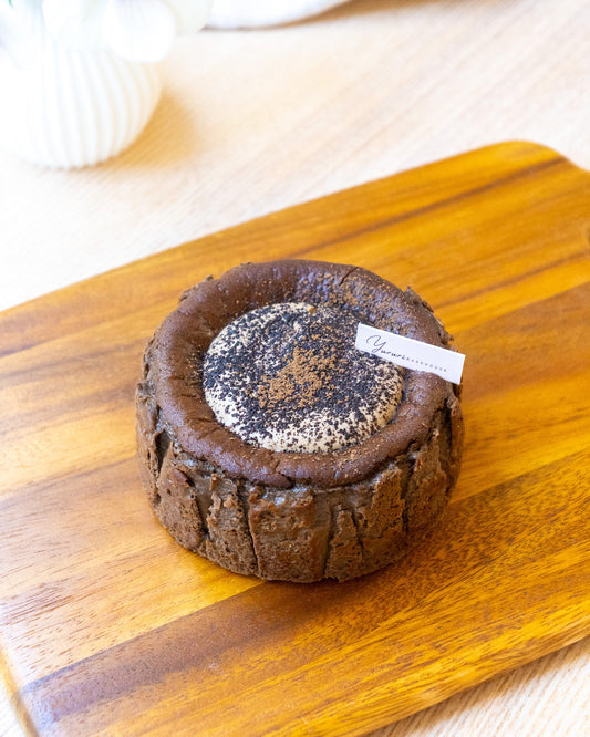 Hojicha Basque Cheesecake